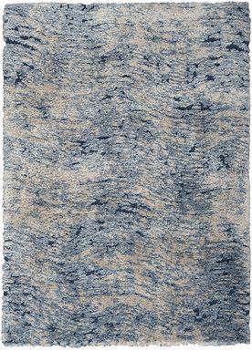Eloise Shag Blue 5'3 x 7'3 Rug