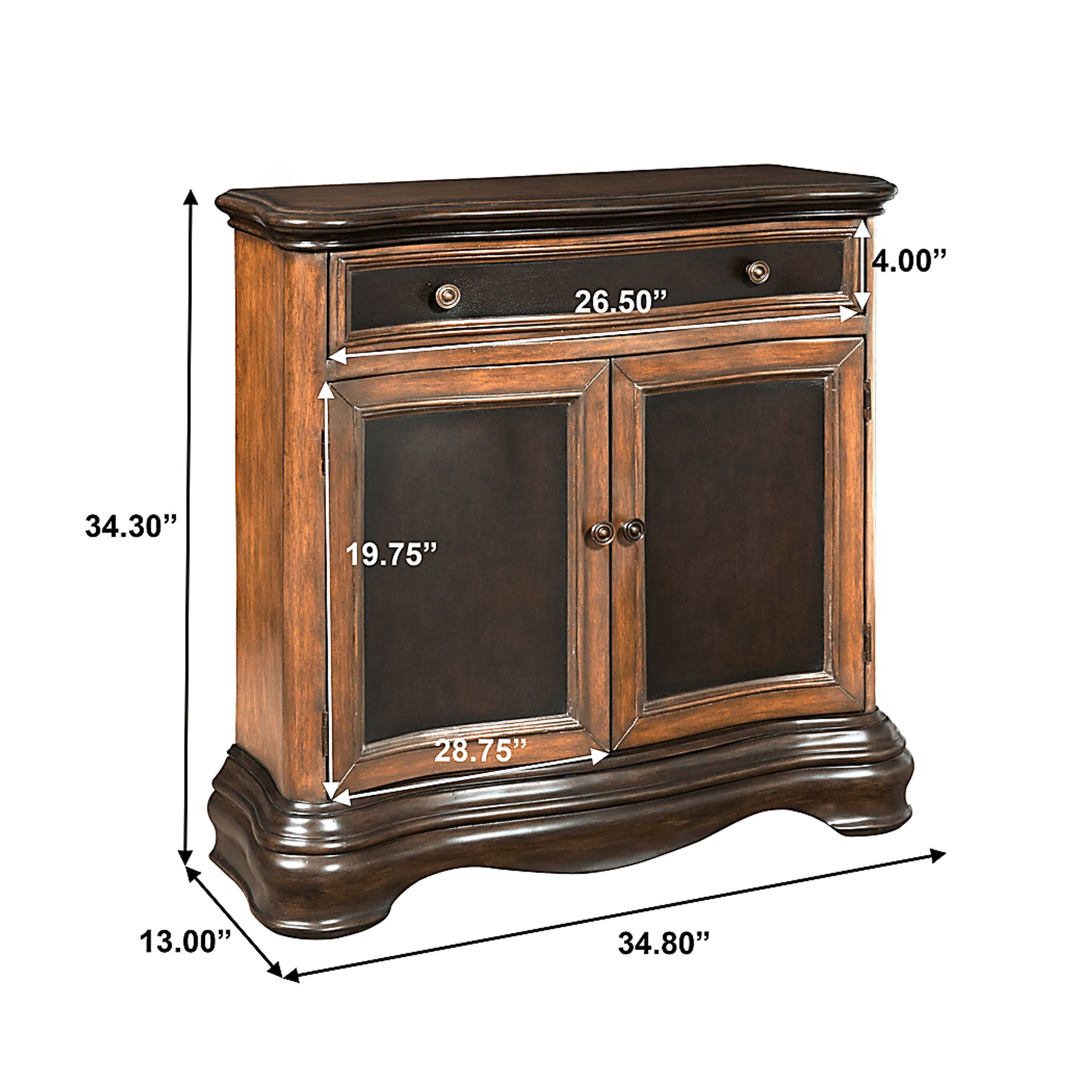 Eloisen III Brown Accent Cabinet - Image 8