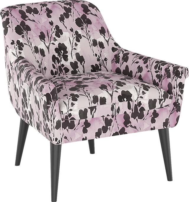 Elonian Purple Accent Chair - Thumbnail - Image 1