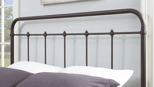 Elora Brown Queen Bed - Thumbnail - Image 5