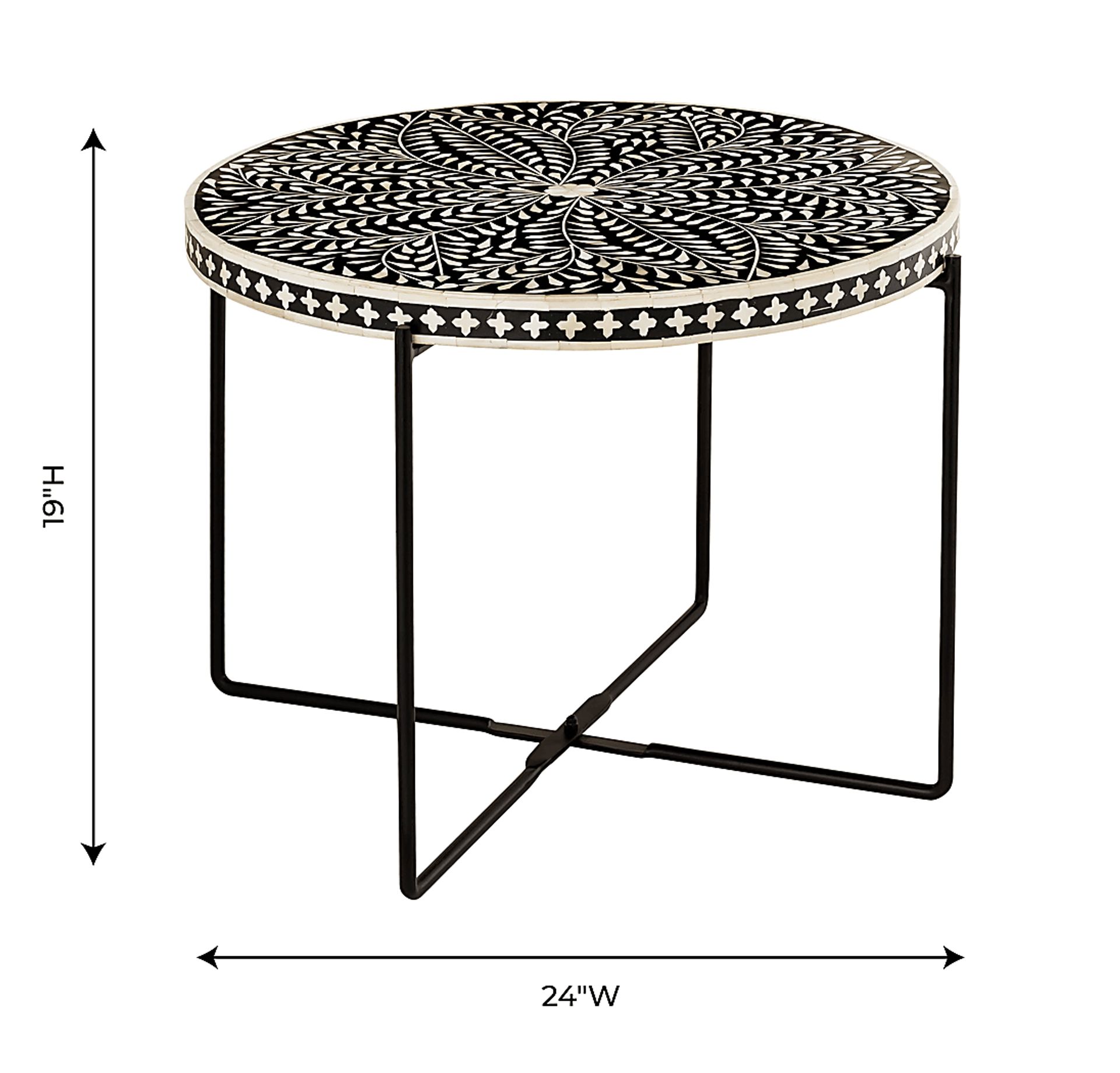 Elorael Black Cocktail Table - Image 6