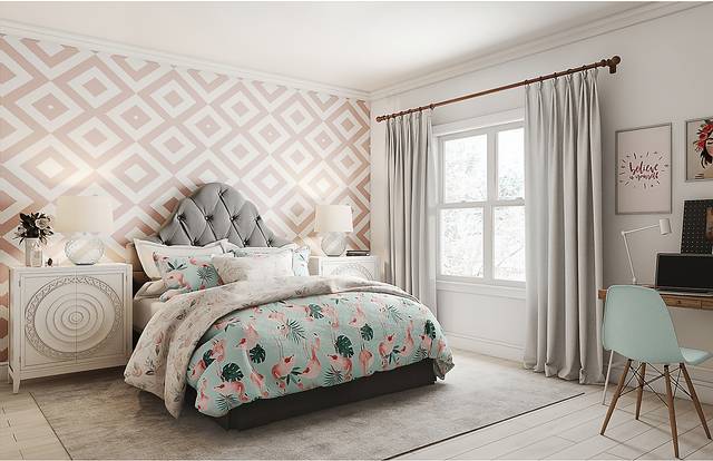 Eloramay Gray Full/Queen Headboard - Thumbnail - Image 6