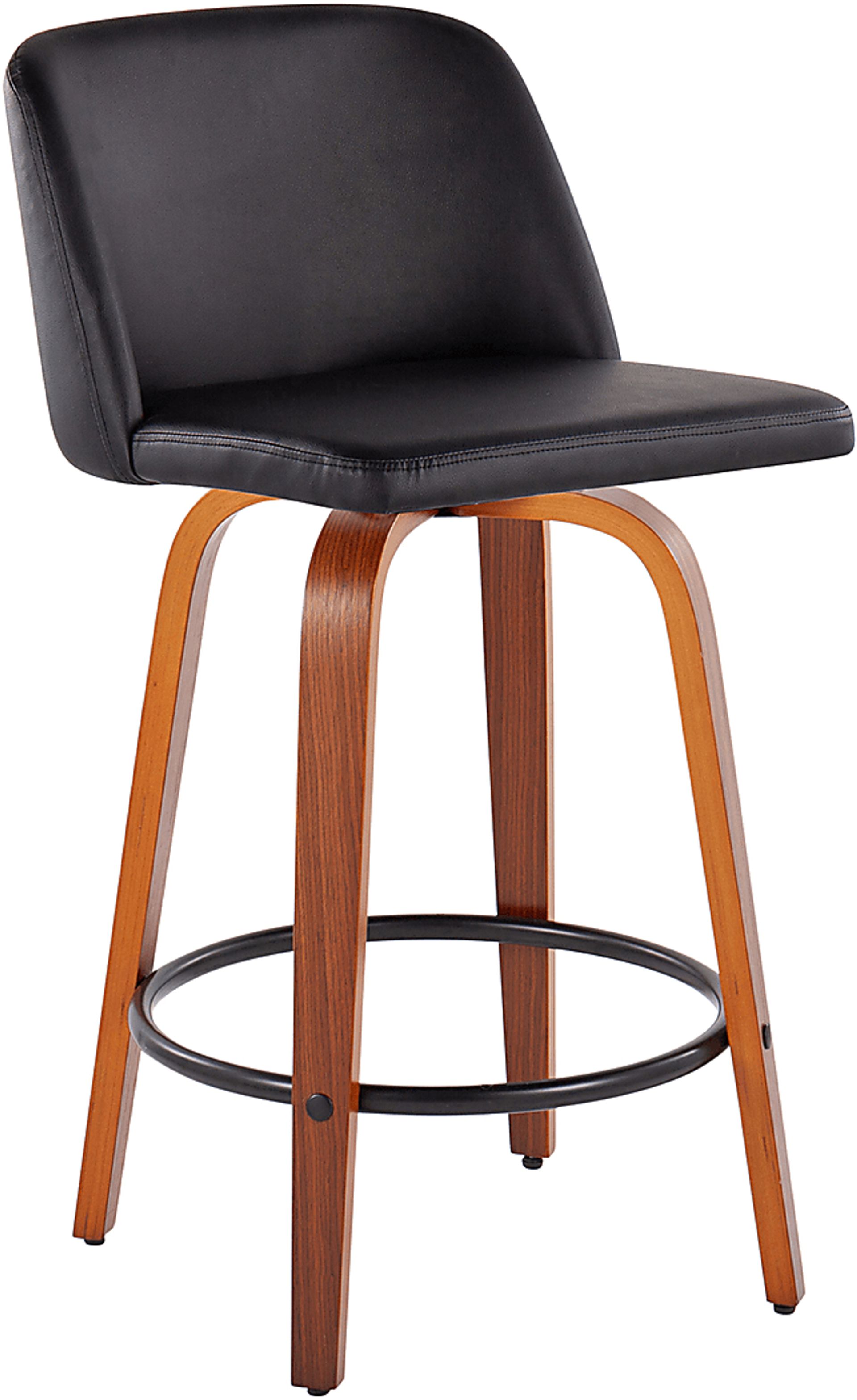 Elorena I Black Counter Height Stool, Set of 2 - Image 2