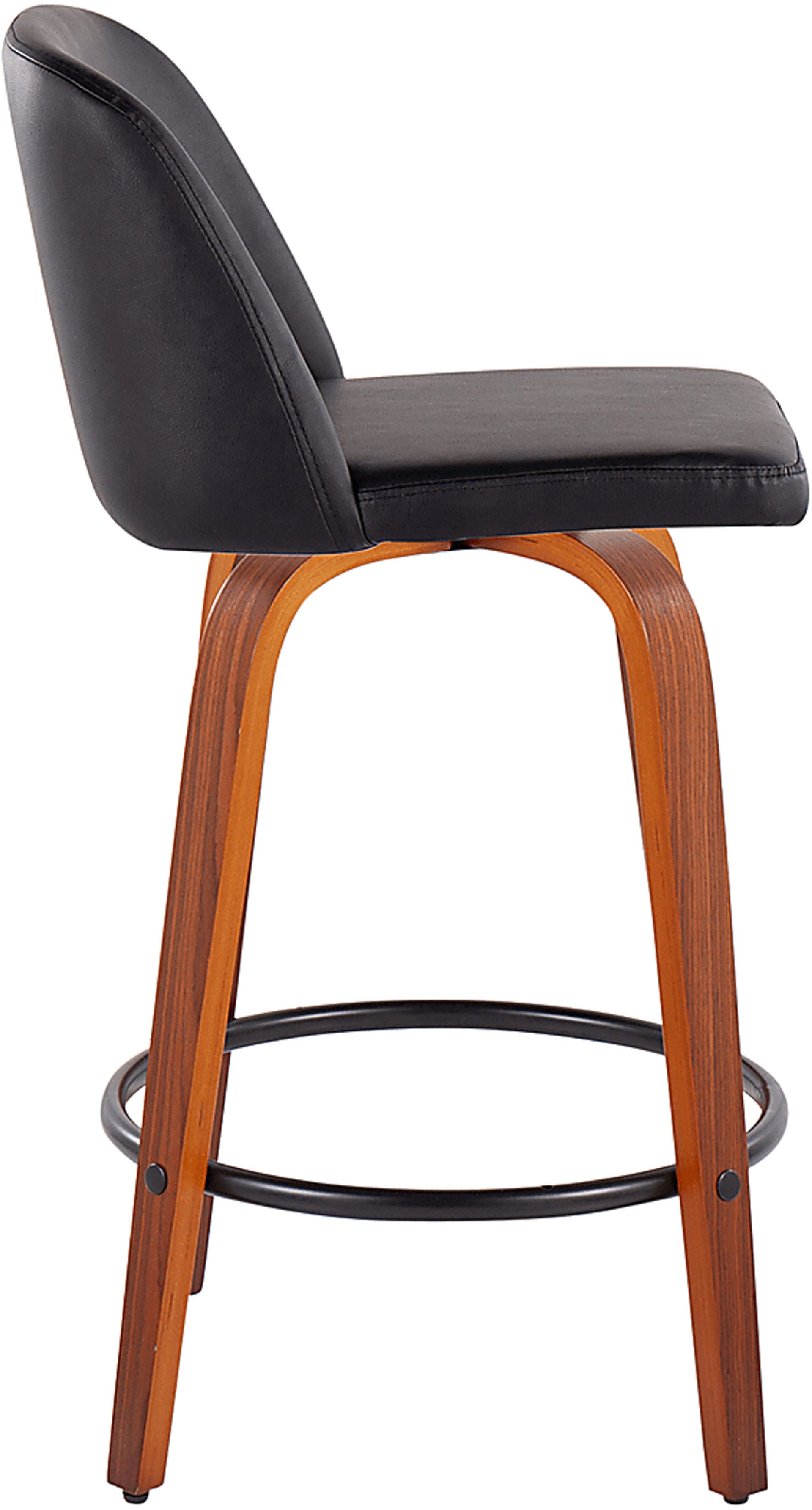 Elorena I Black Counter Height Stool, Set of 2 - Image 3