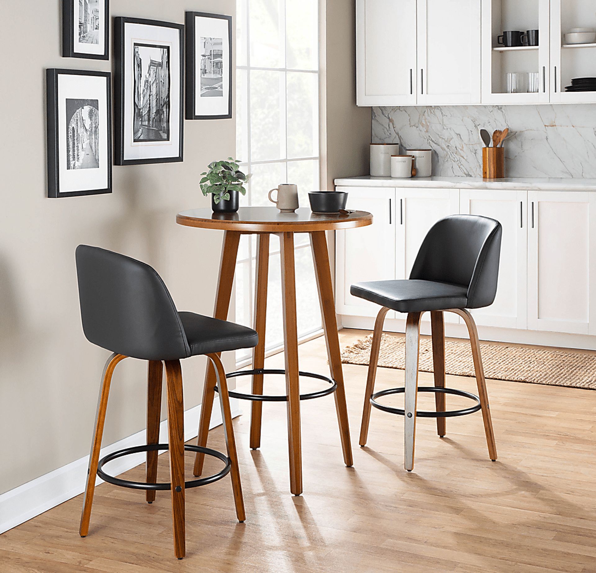 Elorena I Black Counter Height Stool, Set of 2 - Image 8