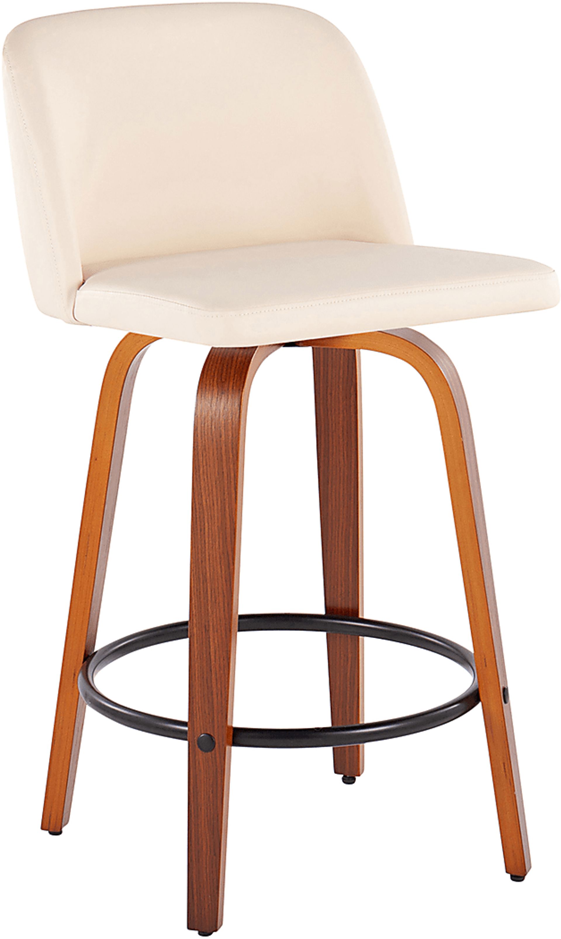 Elorena I Cream Counter Height Stool, Set of 2 - Image 2