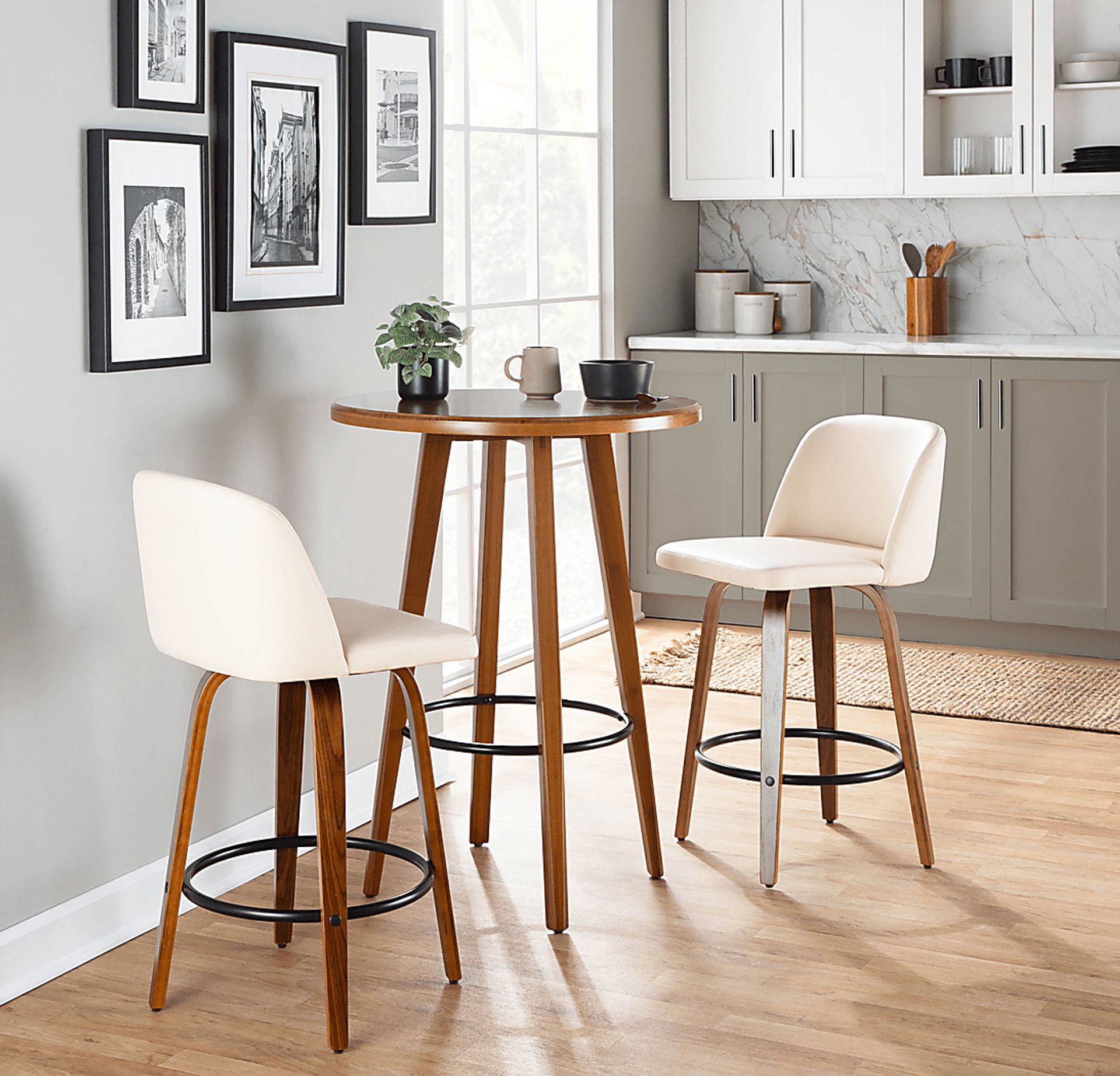 Elorena I Cream Counter Height Stool, Set of 2 - Image 8