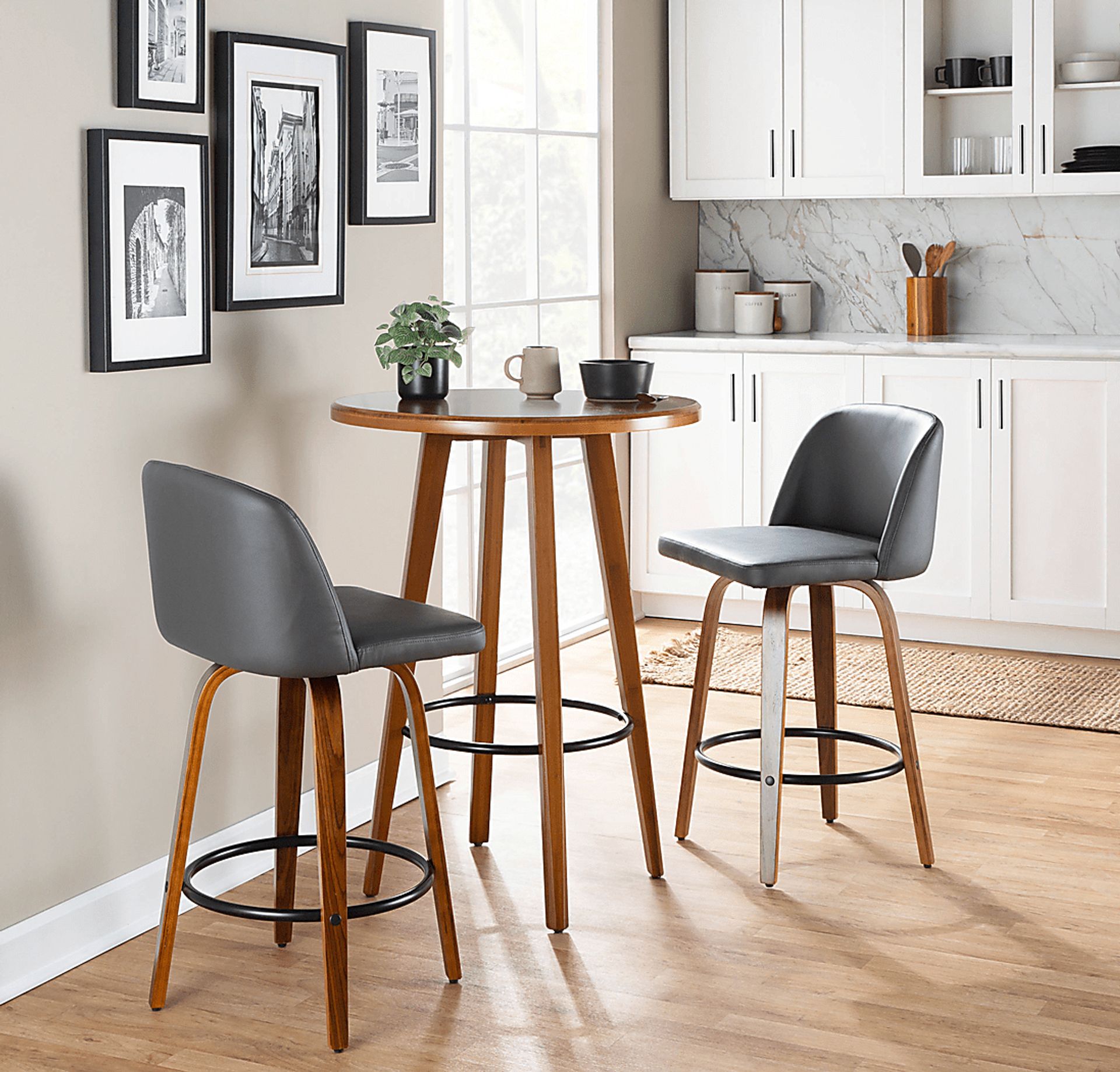 Elorena I Gray Counter Height Stool, Set of 2 - Image 7