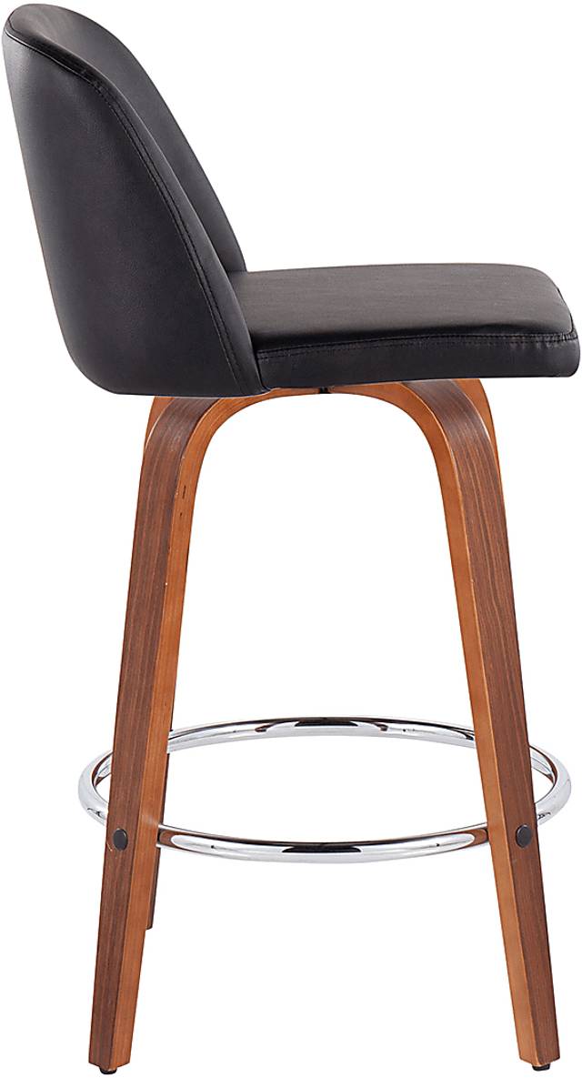 Elorena II Black Counter Height Stool, Set of 2 - Thumbnail - Image 3