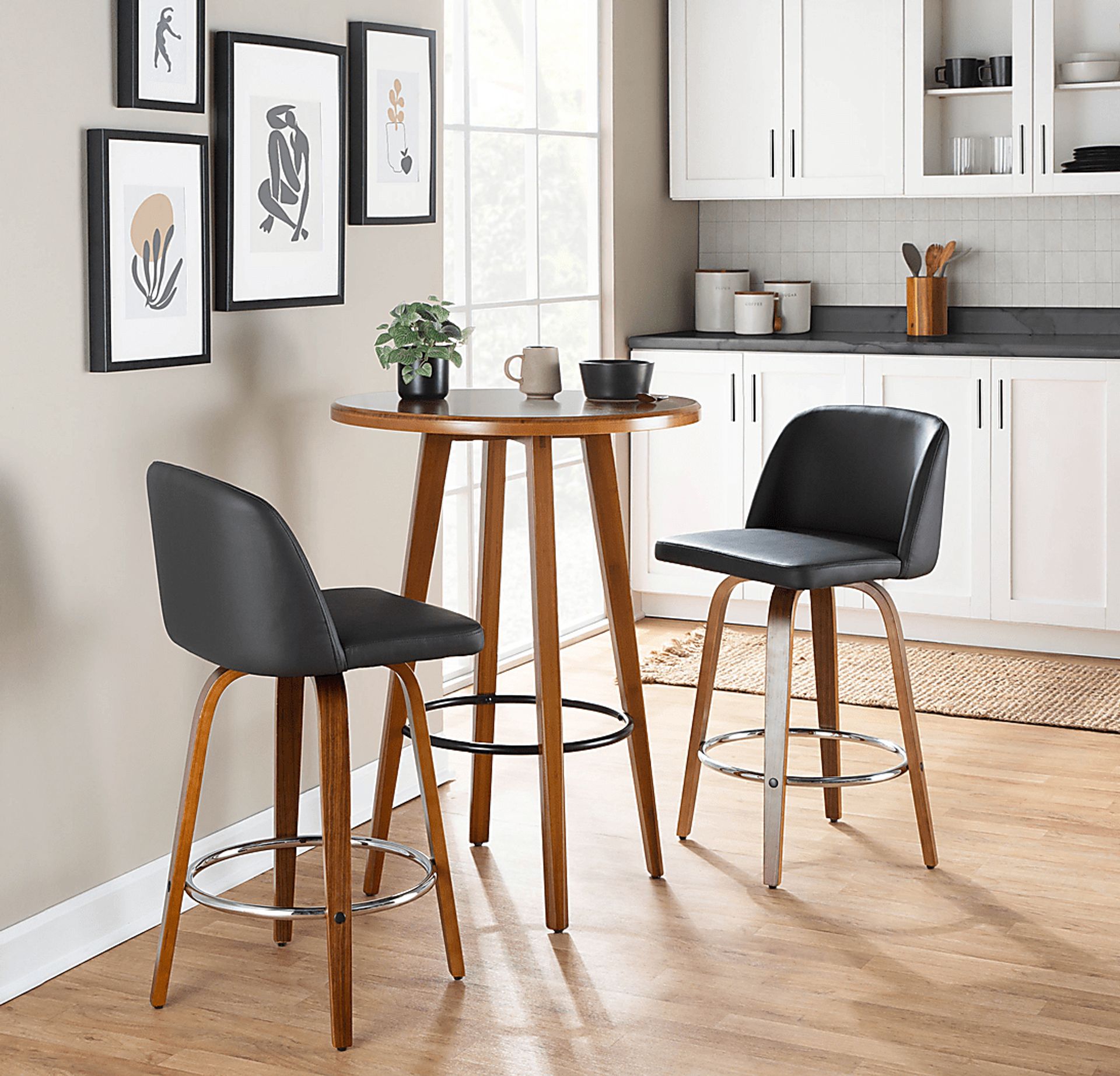 Elorena II Black Counter Height Stool, Set of 2 - Image 8