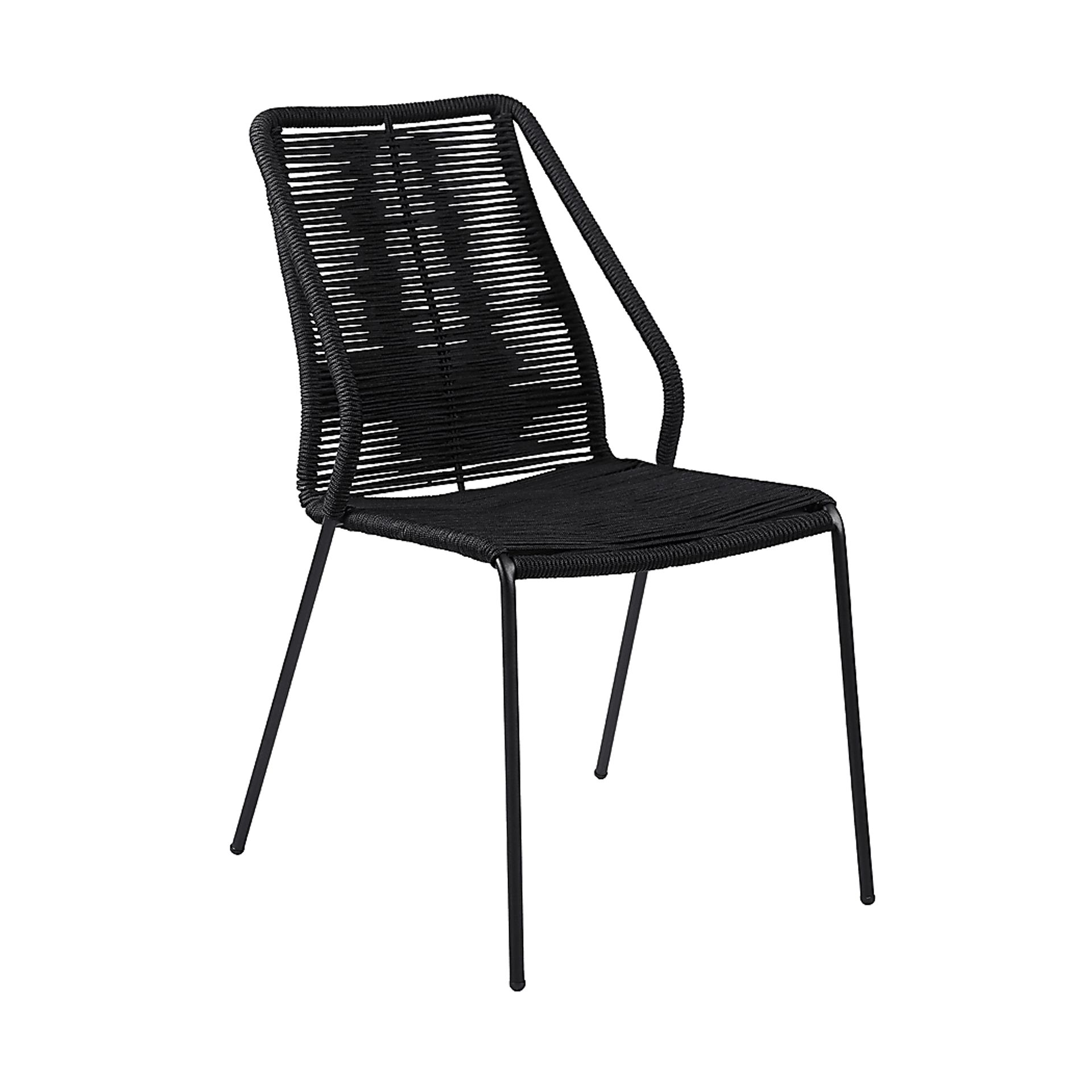 Elorian Black Outdoor Arm Chair, Set of 2 - Image 2