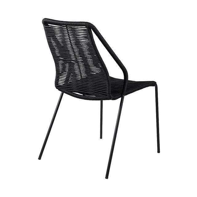 Elorian Black Outdoor Arm Chair, Set of 2 - Thumbnail - Image 3