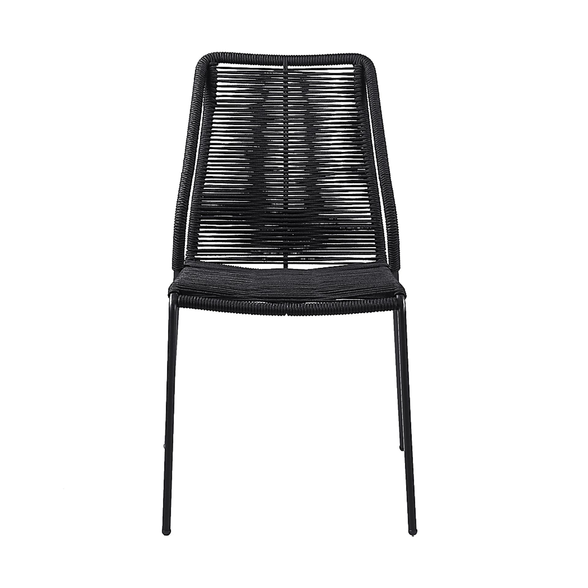 Elorian Black Outdoor Arm Chair, Set of 2 - Image 4