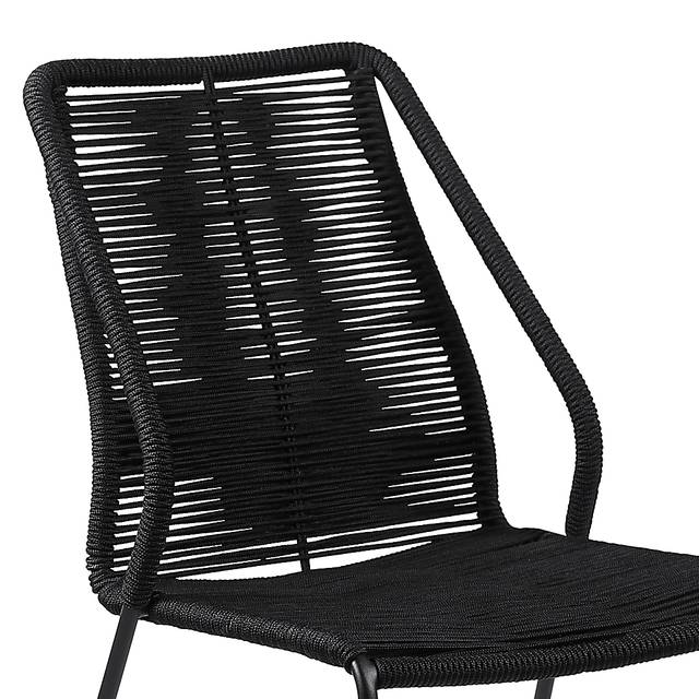 Elorian Black Outdoor Arm Chair, Set of 2 - Thumbnail - Image 5