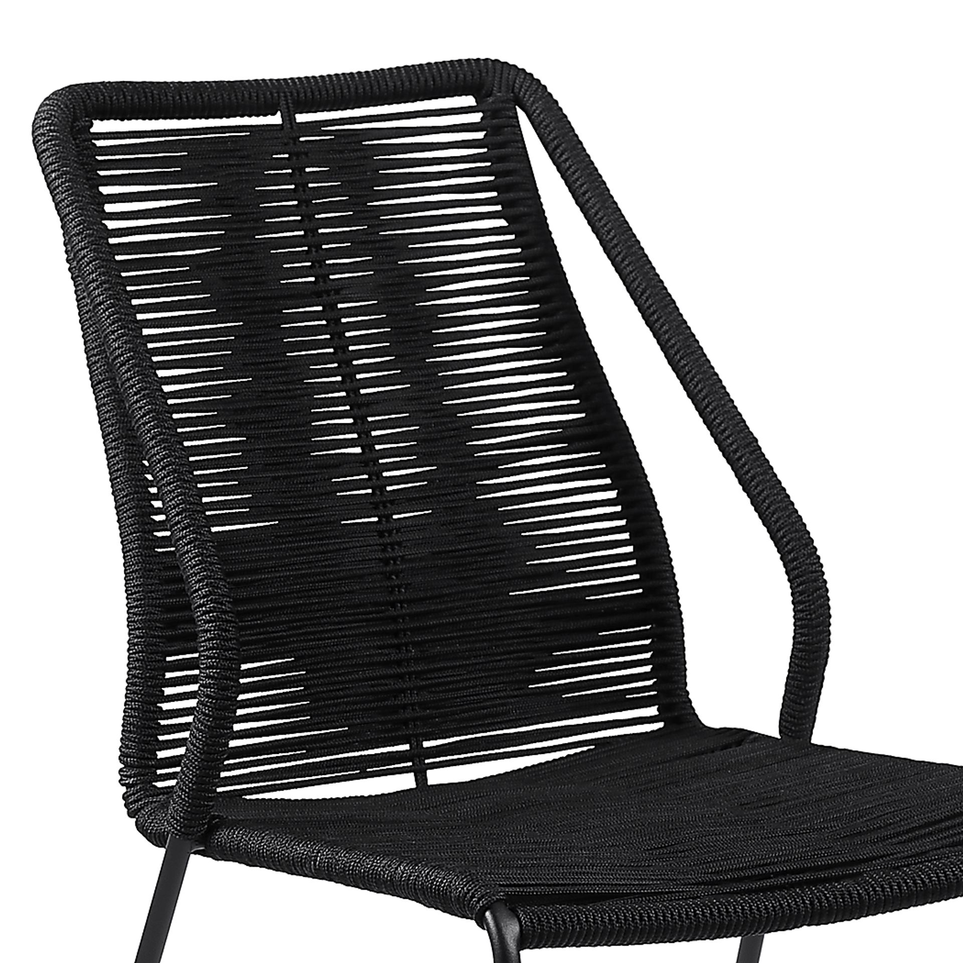 Elorian Black Outdoor Arm Chair, Set of 2 - Image 5