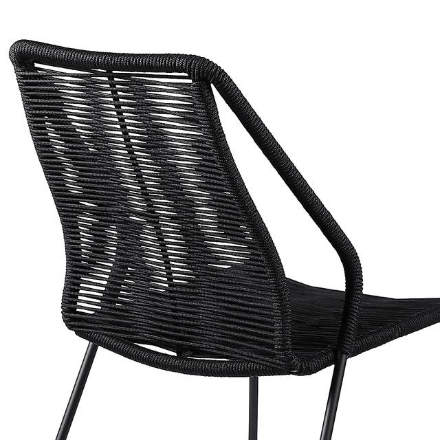 Elorian Black Outdoor Arm Chair, Set of 2 - Thumbnail - Image 6