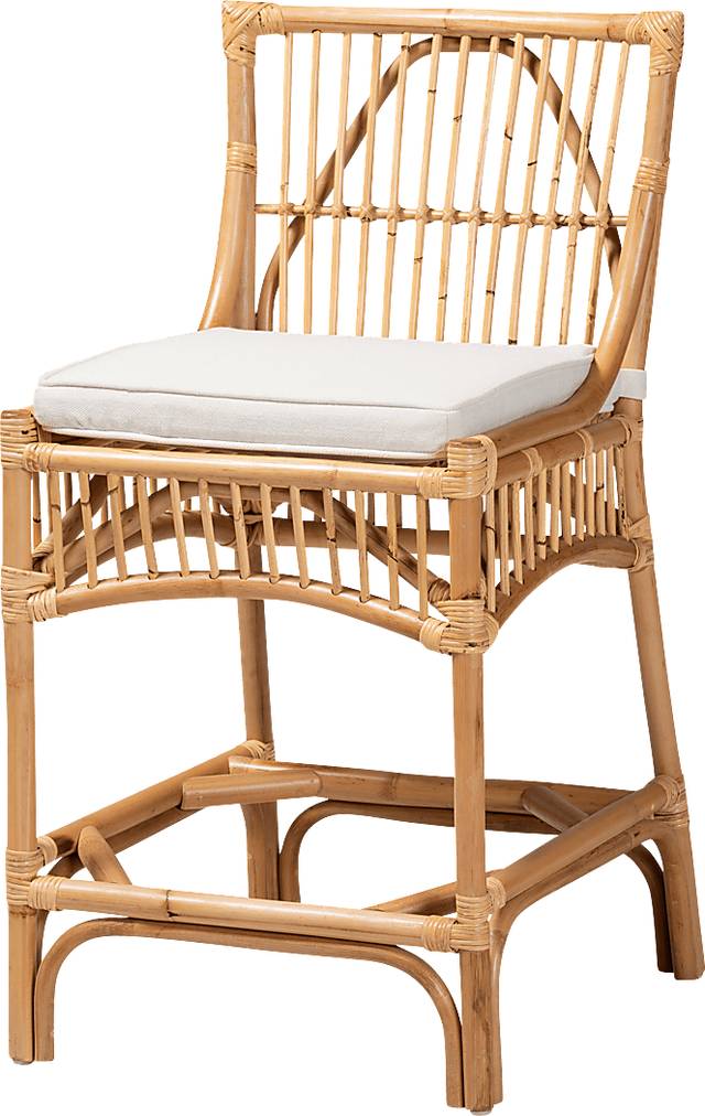 Eloryan Natural Counter Height Stool - Thumbnail - Image 1