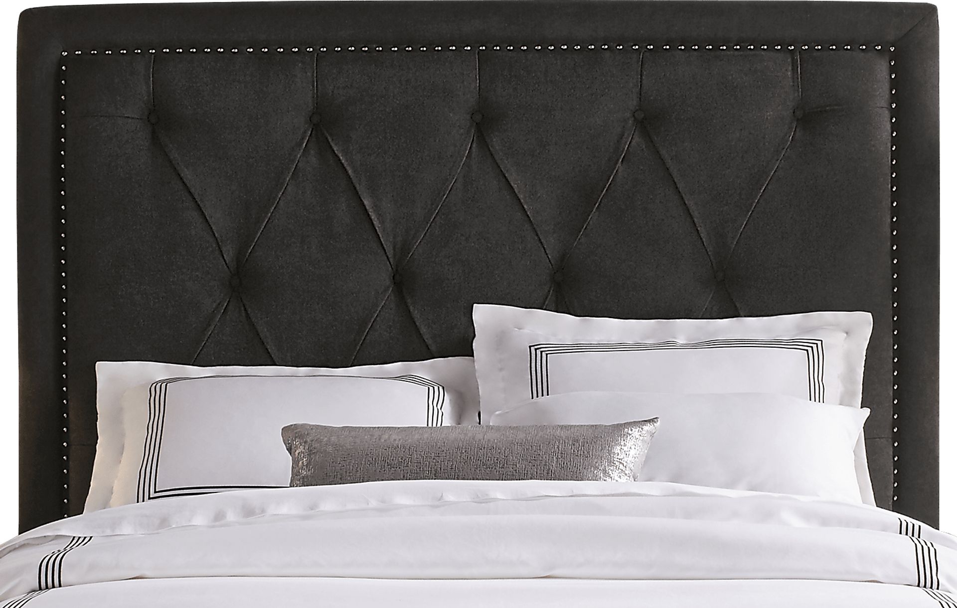 Elridge Black 3 Pc King Upholstered Bed - Image 3