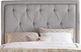 Elridge Dove Gray 3 Pc King Upholstered Bed