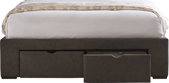 Elridge Granite 3 Pc King Upholstered Bed with 4 Drawer Storage - Thumbnail - Image 4
