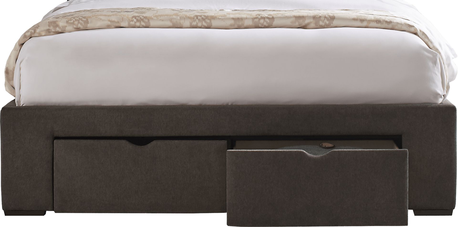 Elridge Granite 3 Pc Queen Upholstered Bed with 4 Drawer Storage - Image 4