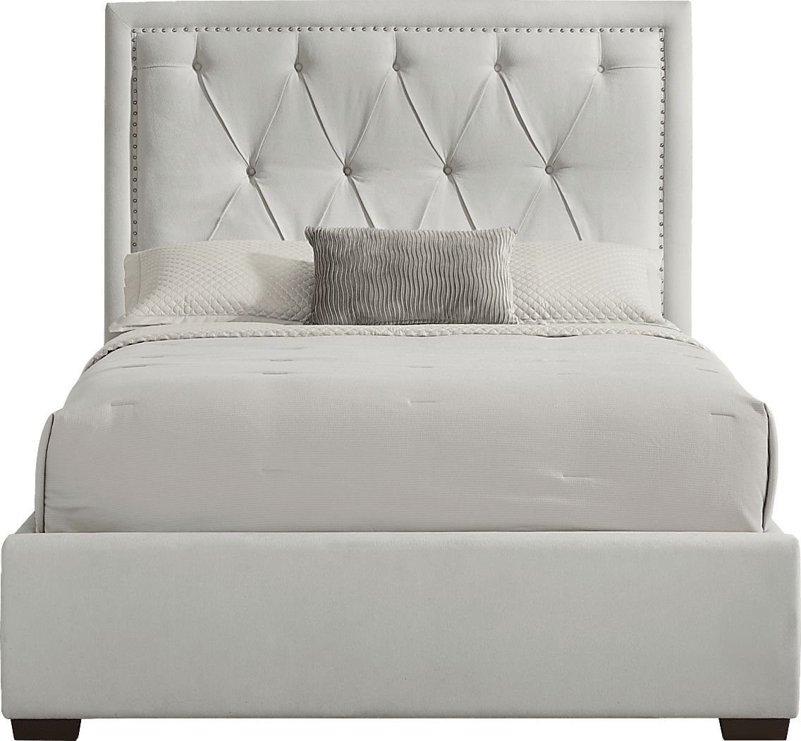 Elridge II Gray 3 Pc King Upholstered Bed