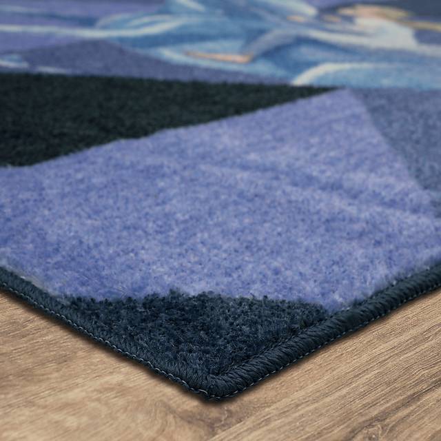 Kids Disney Elsa & Nokk Geometry Purple 8' x 10' Rug - Thumbnail - Image 2