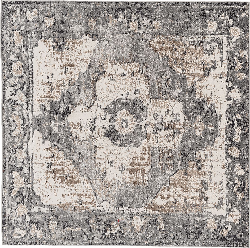 Elseina I Charcoal 7'10 Square Rug