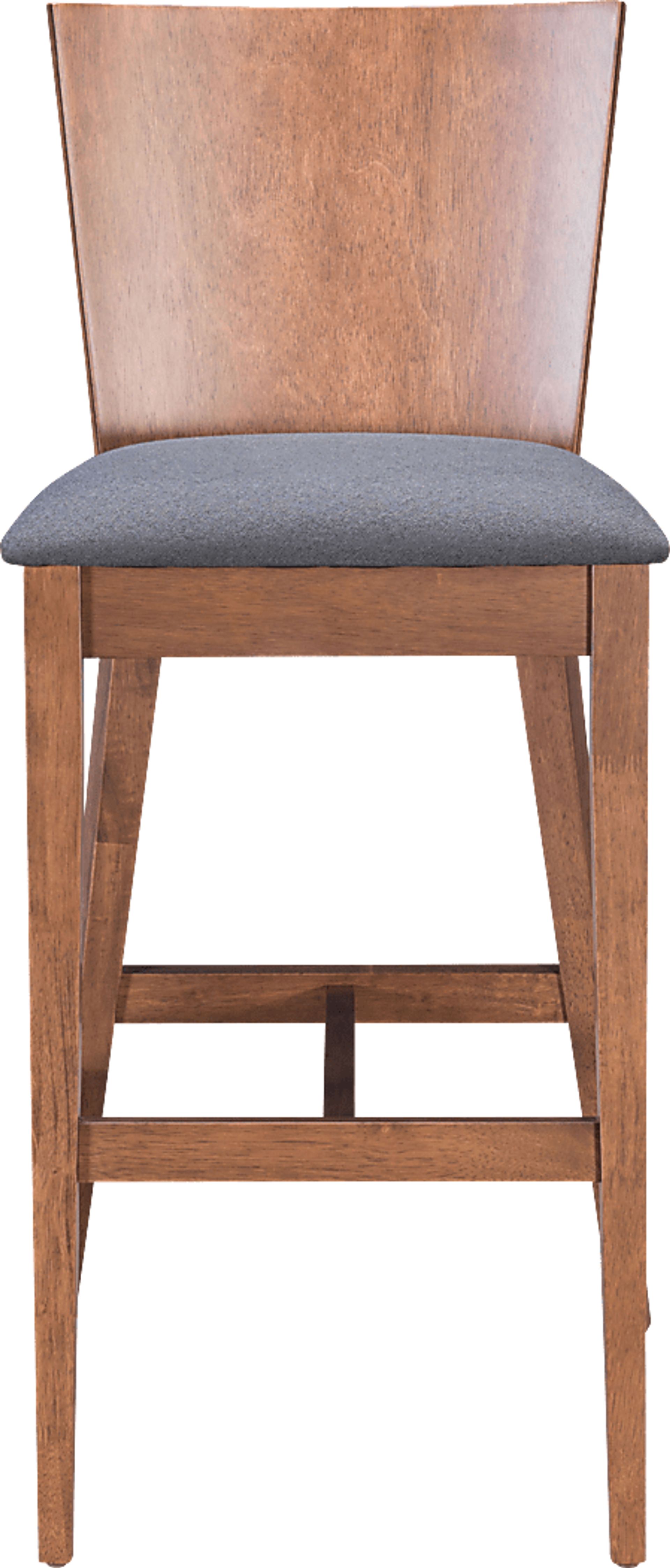 Elsepth Walnut Barstool, Set of 2 - Image 3