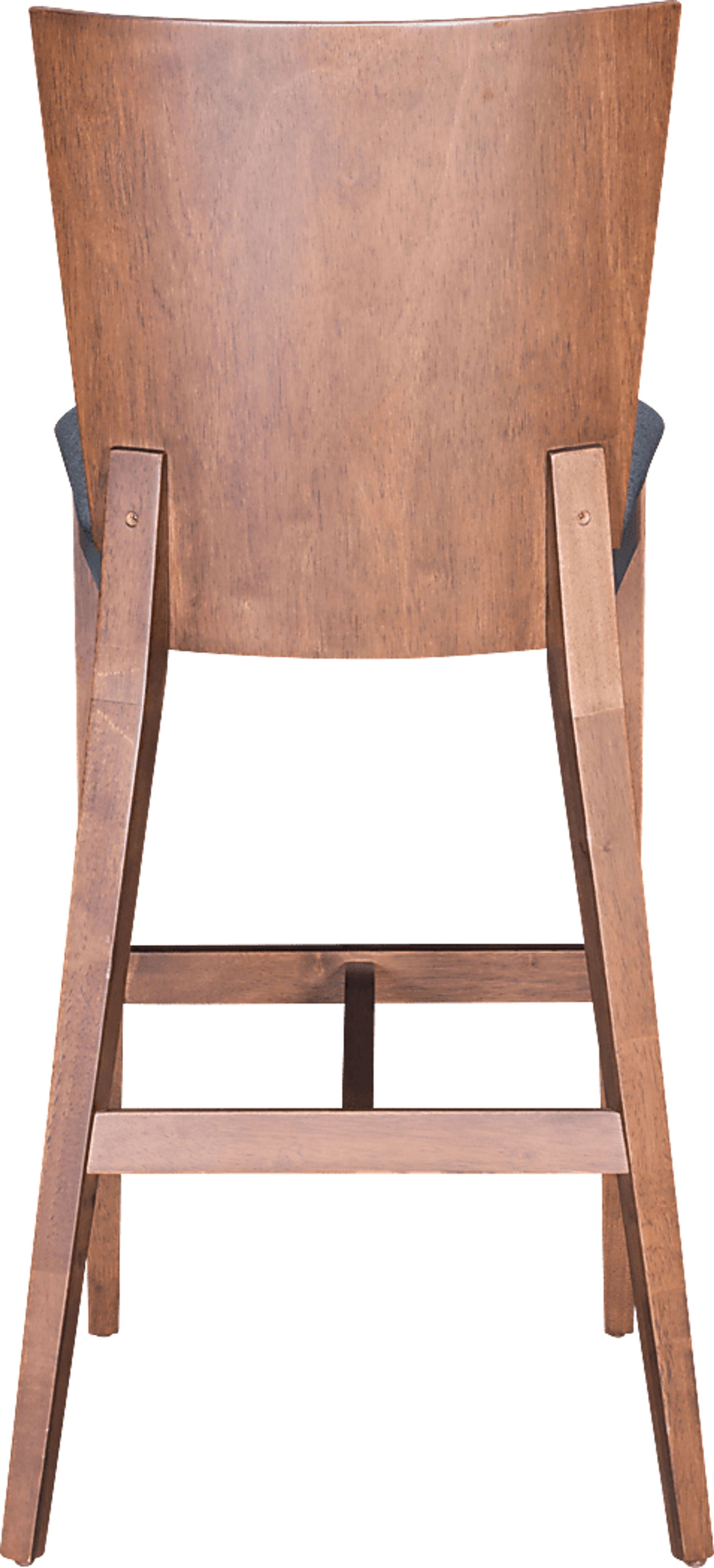 Elsepth Walnut Barstool, Set of 2 - Image 4