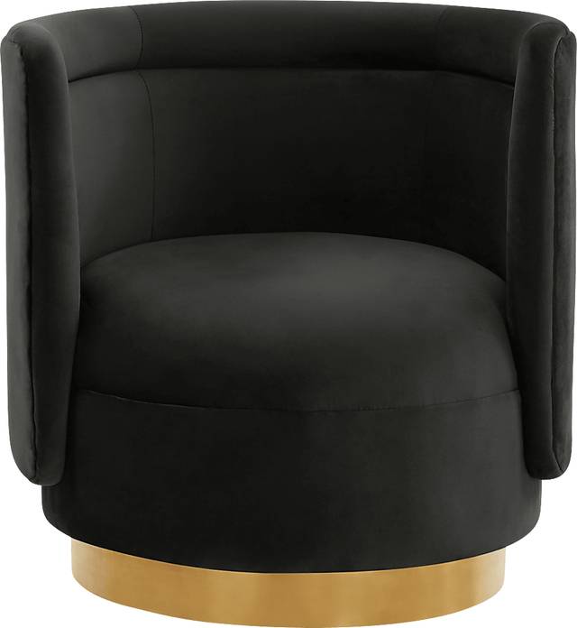 Elsey Lane Black Accent Chair - Thumbnail - Image 2