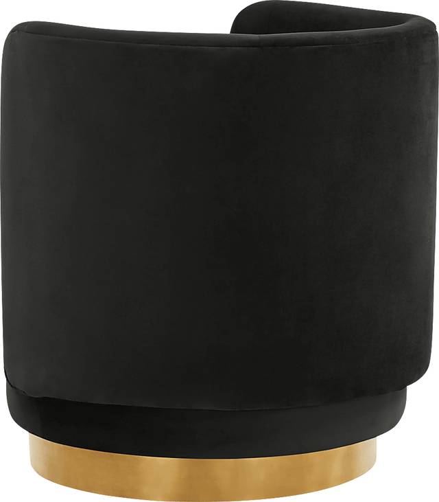 Elsey Lane Black Accent Chair - Thumbnail - Image 3