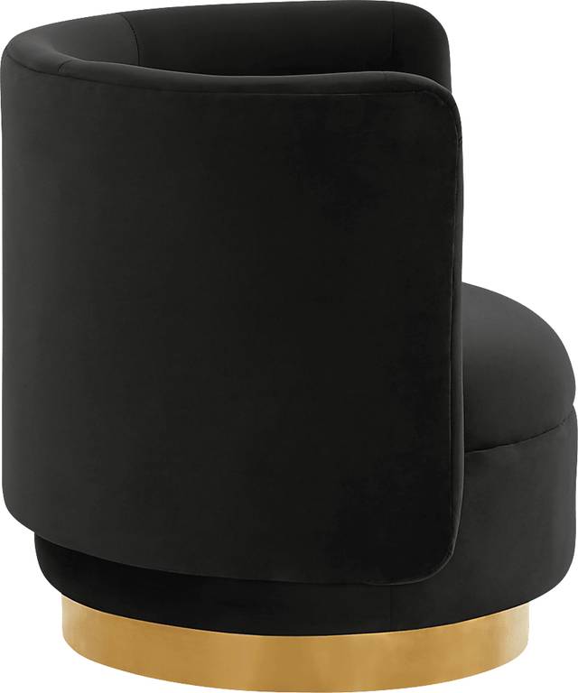 Elsey Lane Black Accent Chair - Thumbnail - Image 4