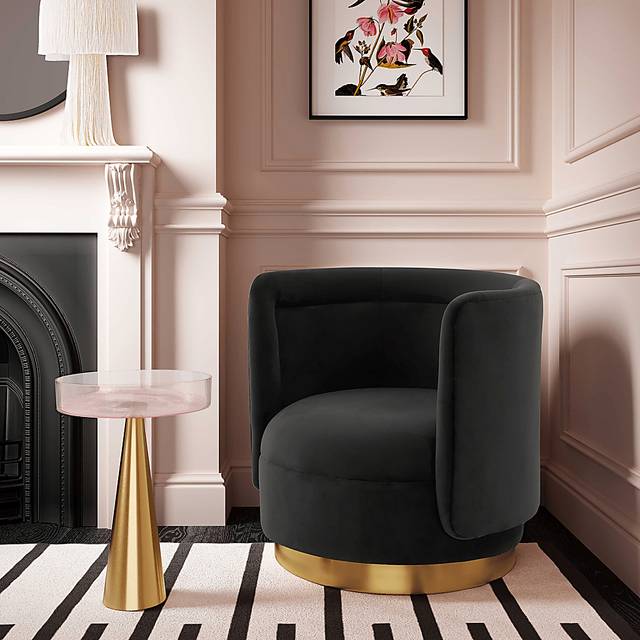 Elsey Lane Black Accent Chair - Thumbnail - Image 7