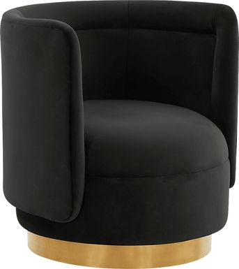 Elsey Lane Black Accent Chair