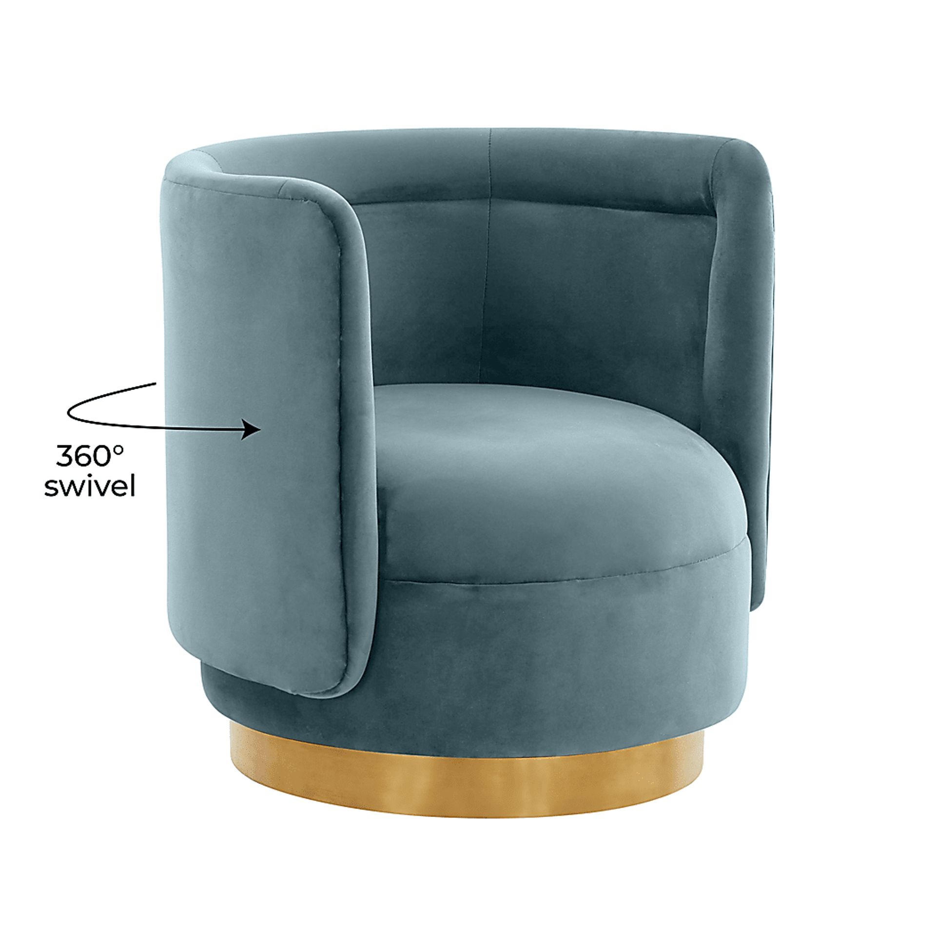 Elsey Lane Blue Accent Chair - Image 5