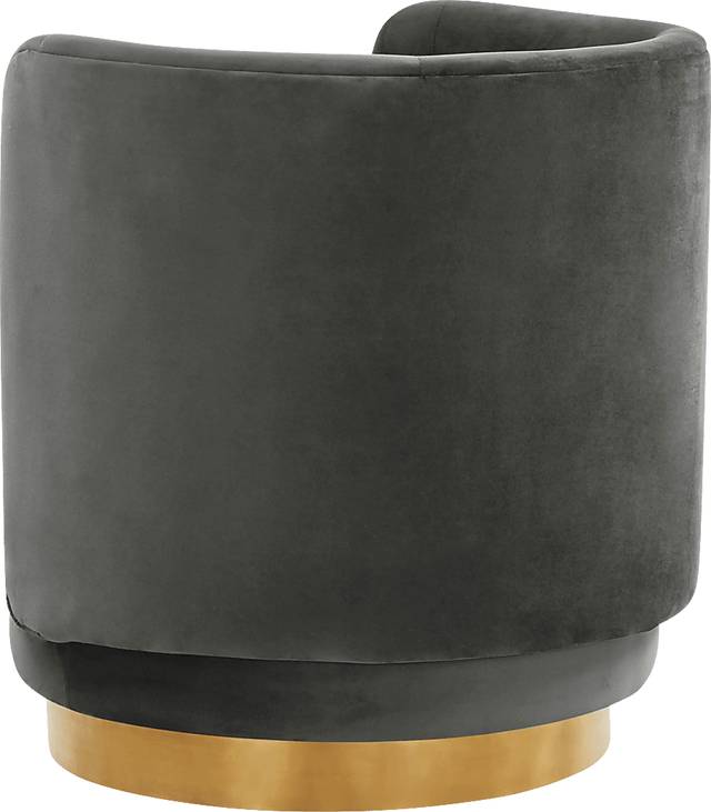 Elsey Lane Dark Gray Accent Chair - Thumbnail - Image 3