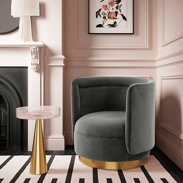 Elsey Lane Dark Gray Accent Chair - Thumbnail - Image 7