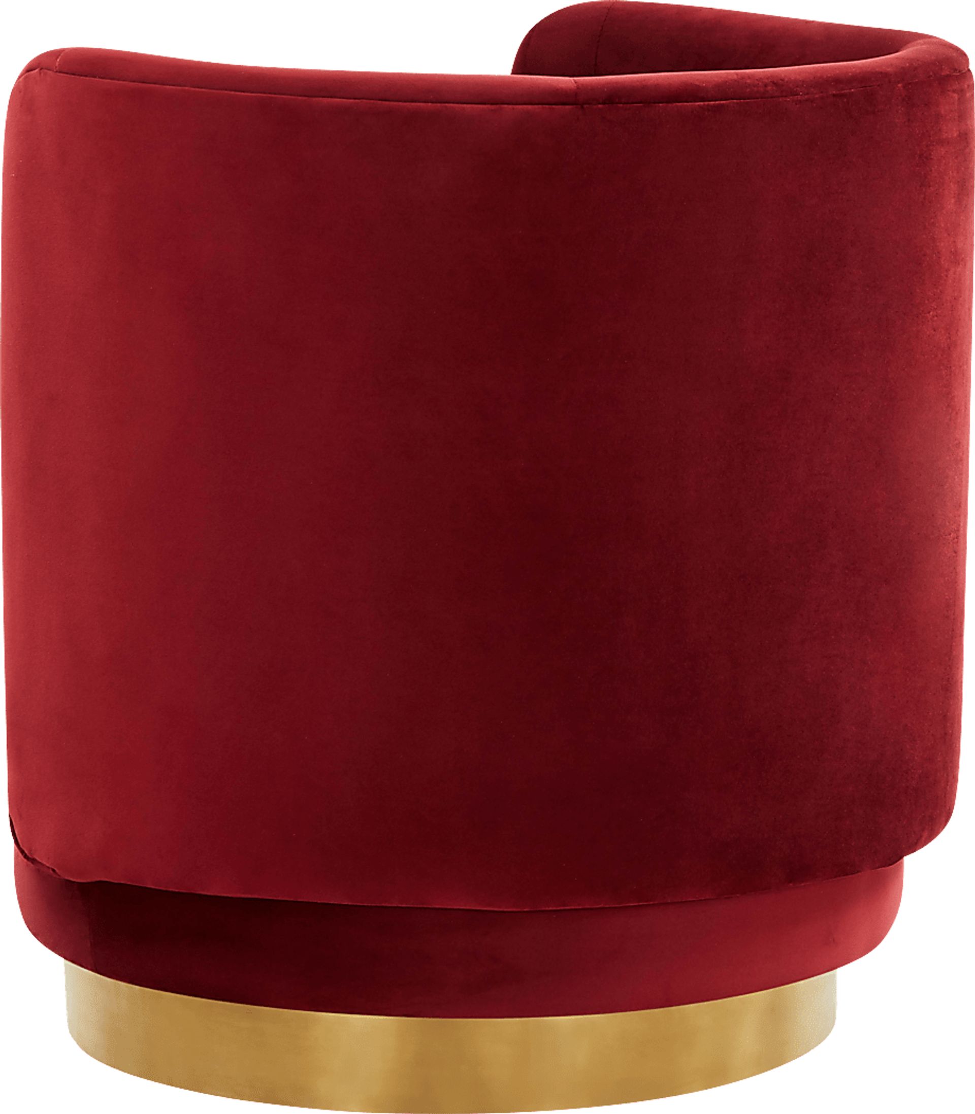 Elsey Lane Maroon Accent Chair - Image 3