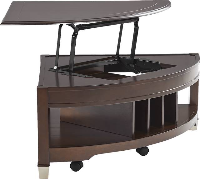 Elshan Walnut Cocktail Table - Thumbnail - Image 3