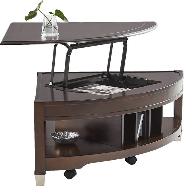 Elshan Walnut Cocktail Table - Thumbnail - Image 4