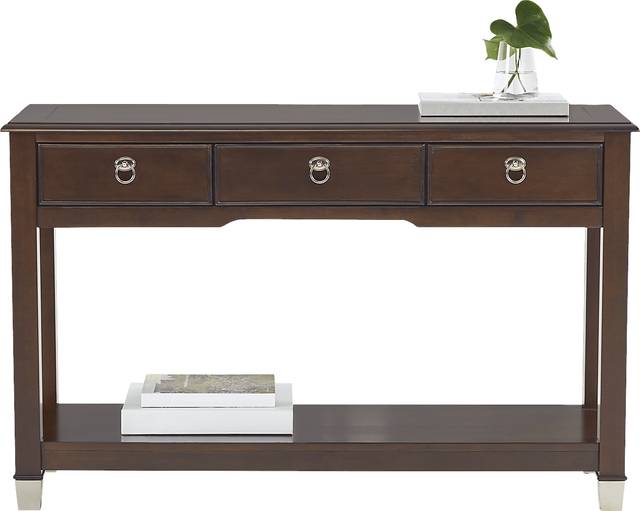 Elshan Walnut Sofa Table - Thumbnail - Image 3