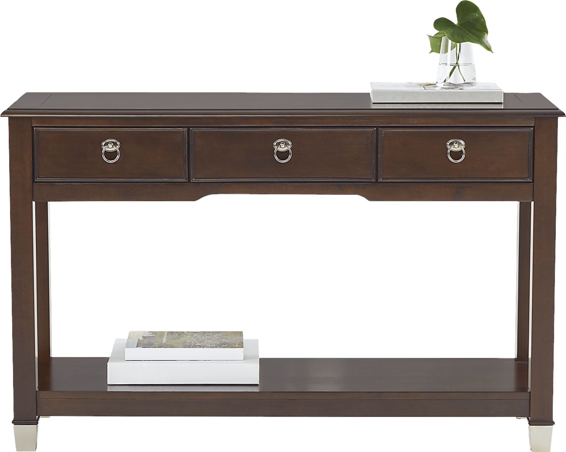 Elshan Walnut Sofa Table - Image 3