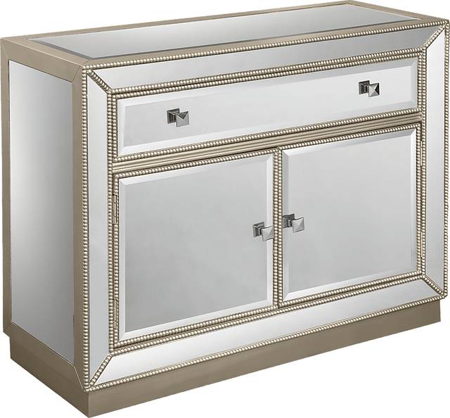 Elsinore Champagne Accent Cabinet - Thumbnail - Image 1
