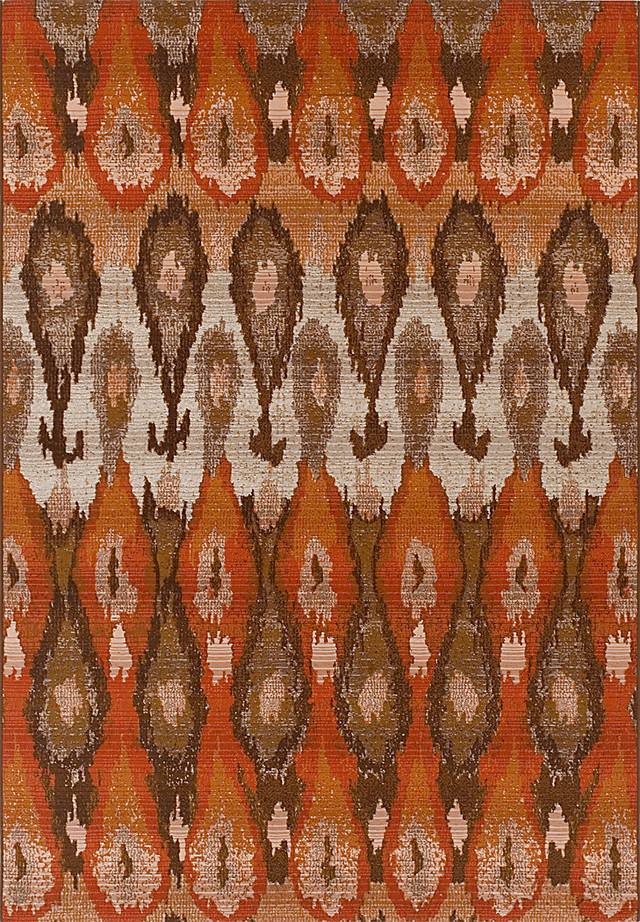 Elsmere Orange 3'3 x 5'1 Indoor/Outdoor Rug - Thumbnail - Image 1
