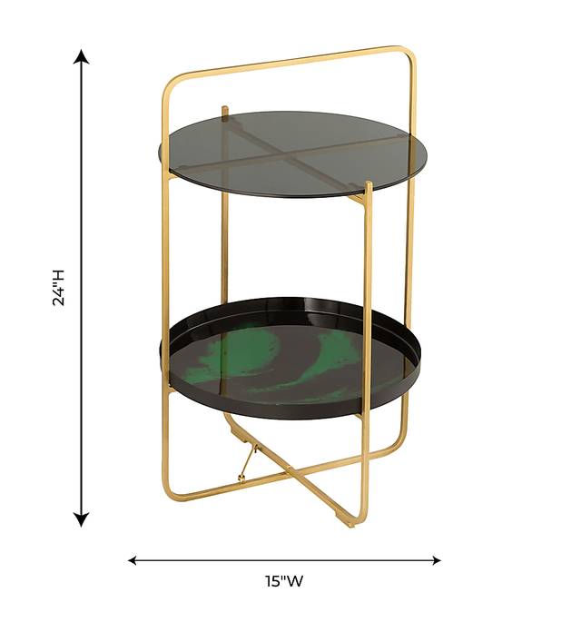 Elstella Green Accent Table - Thumbnail - Image 5