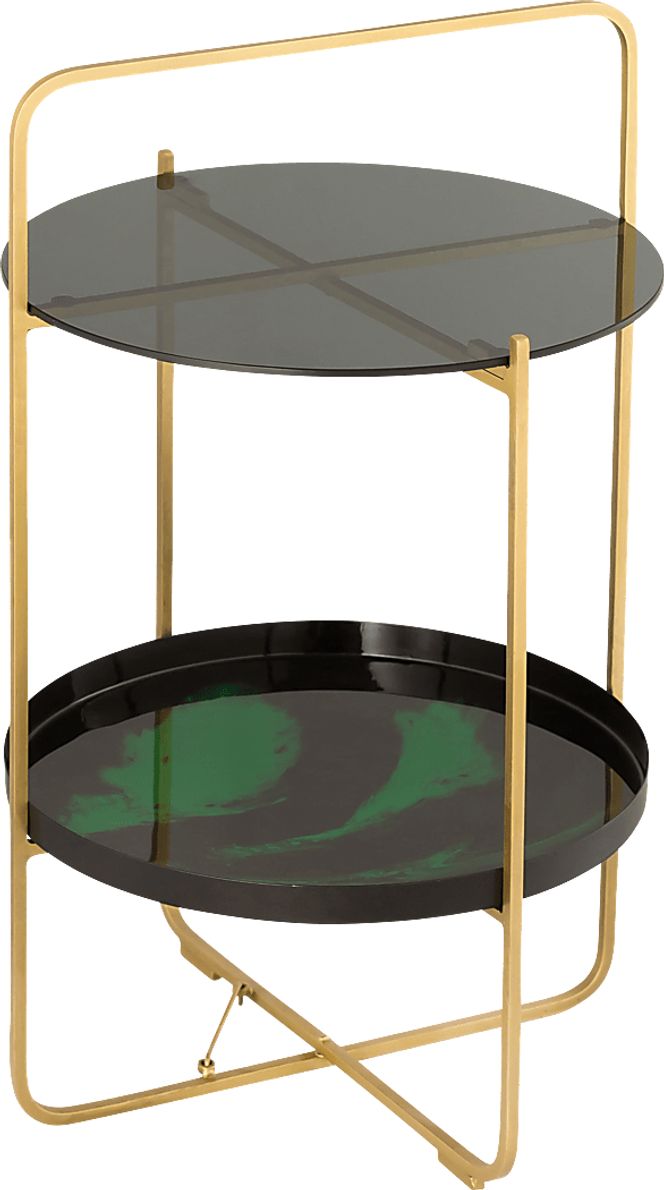 Elstella Green Accent Table