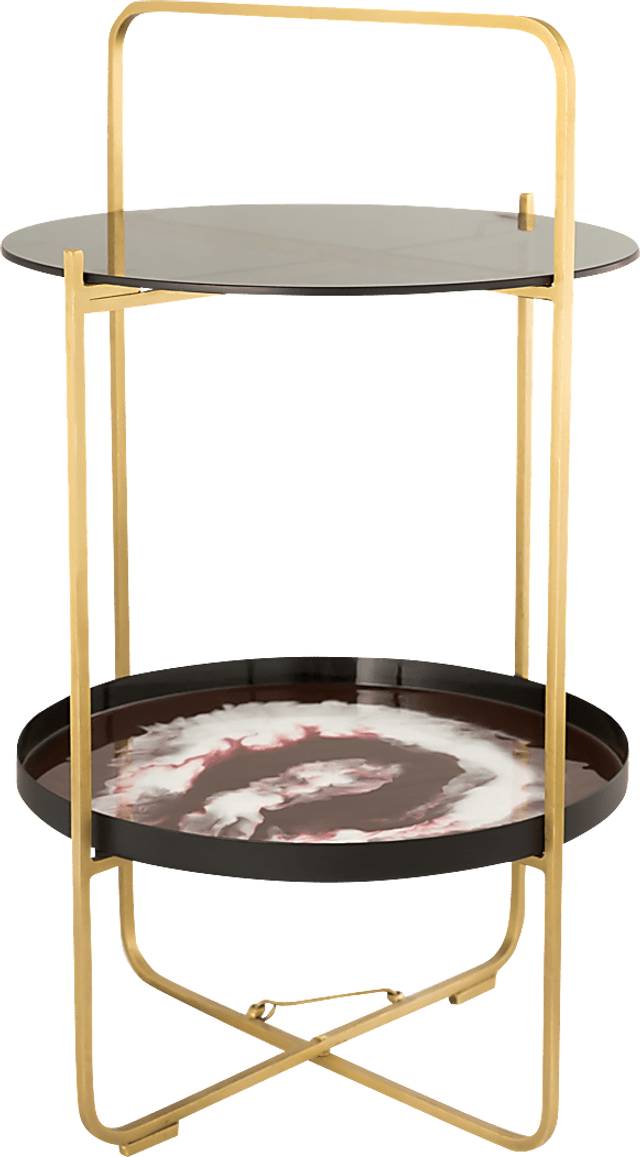 Elstella Purple Accent Table - Thumbnail - Image 4
