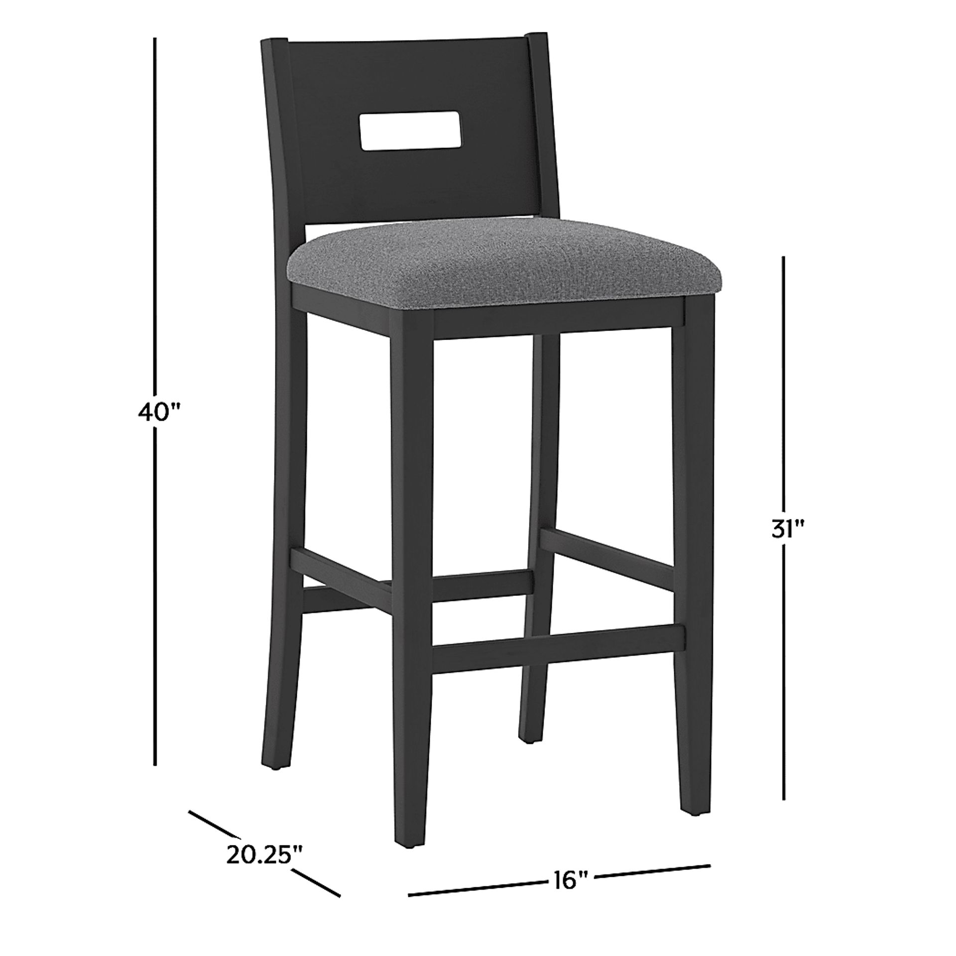 Elston Brown Barstool - Image 10