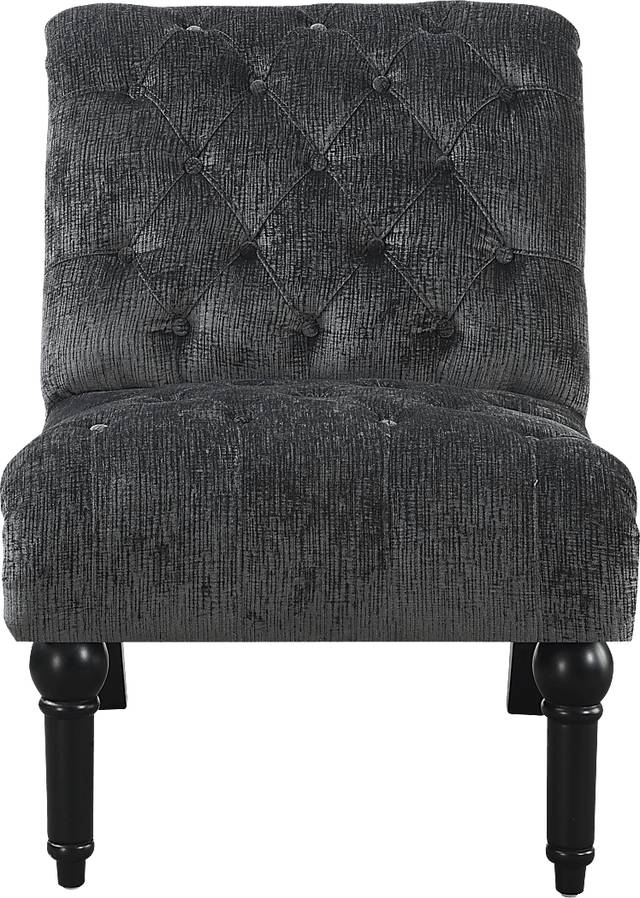 Elstree Charcoal Gray Accent Chair - Thumbnail - Image 1
